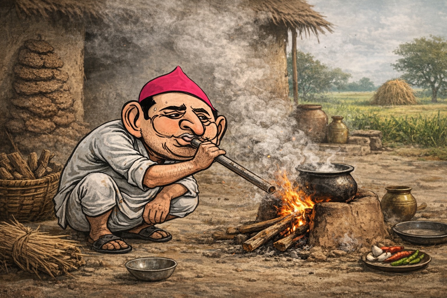 akhilesh-yadav-orders-clay-stoves-amid-lpg-shortage